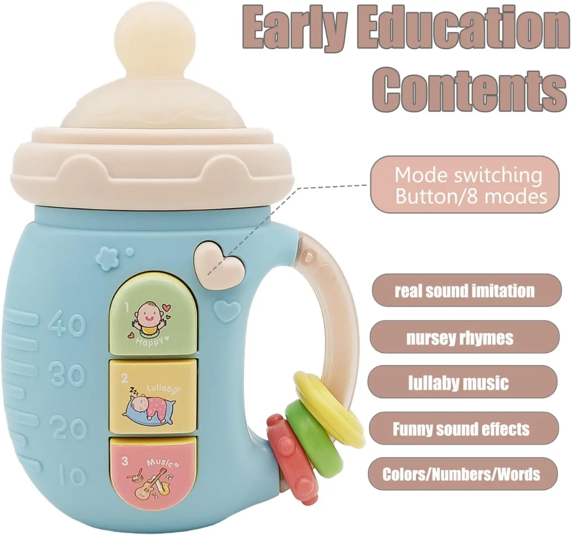 Jouet Biberon Musical Lumineux pour Bébé Maternita