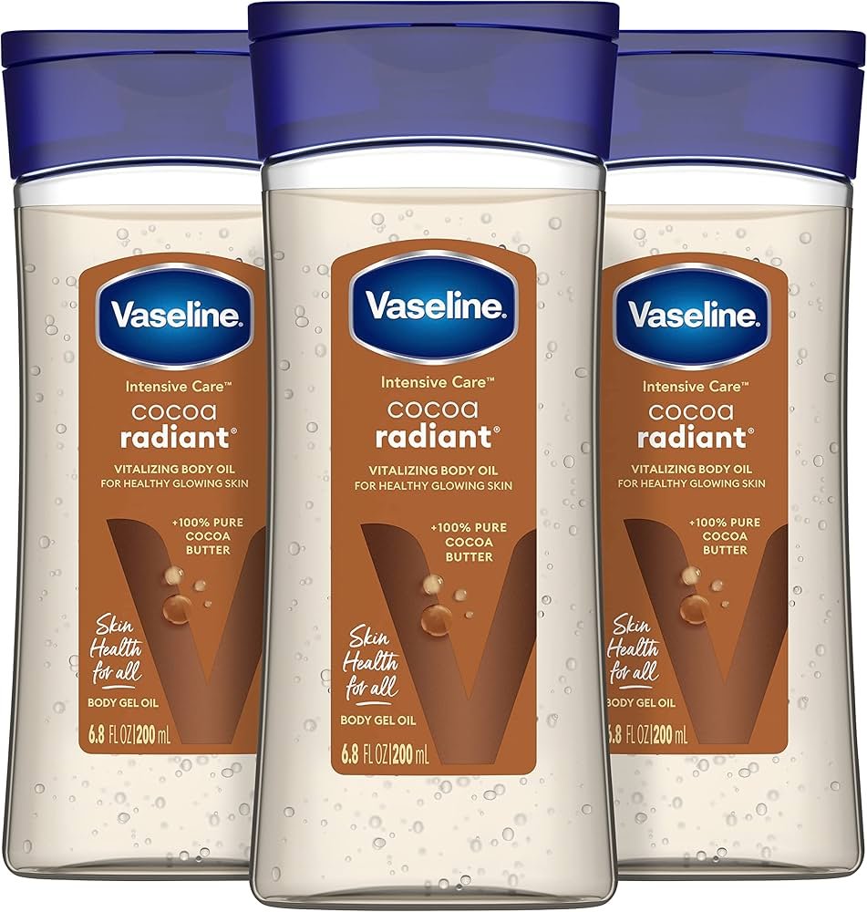Huile Corps Vaseline Intensive Care Cocoa Radiant – Hydratation & Éclat (200 ml) Dakar