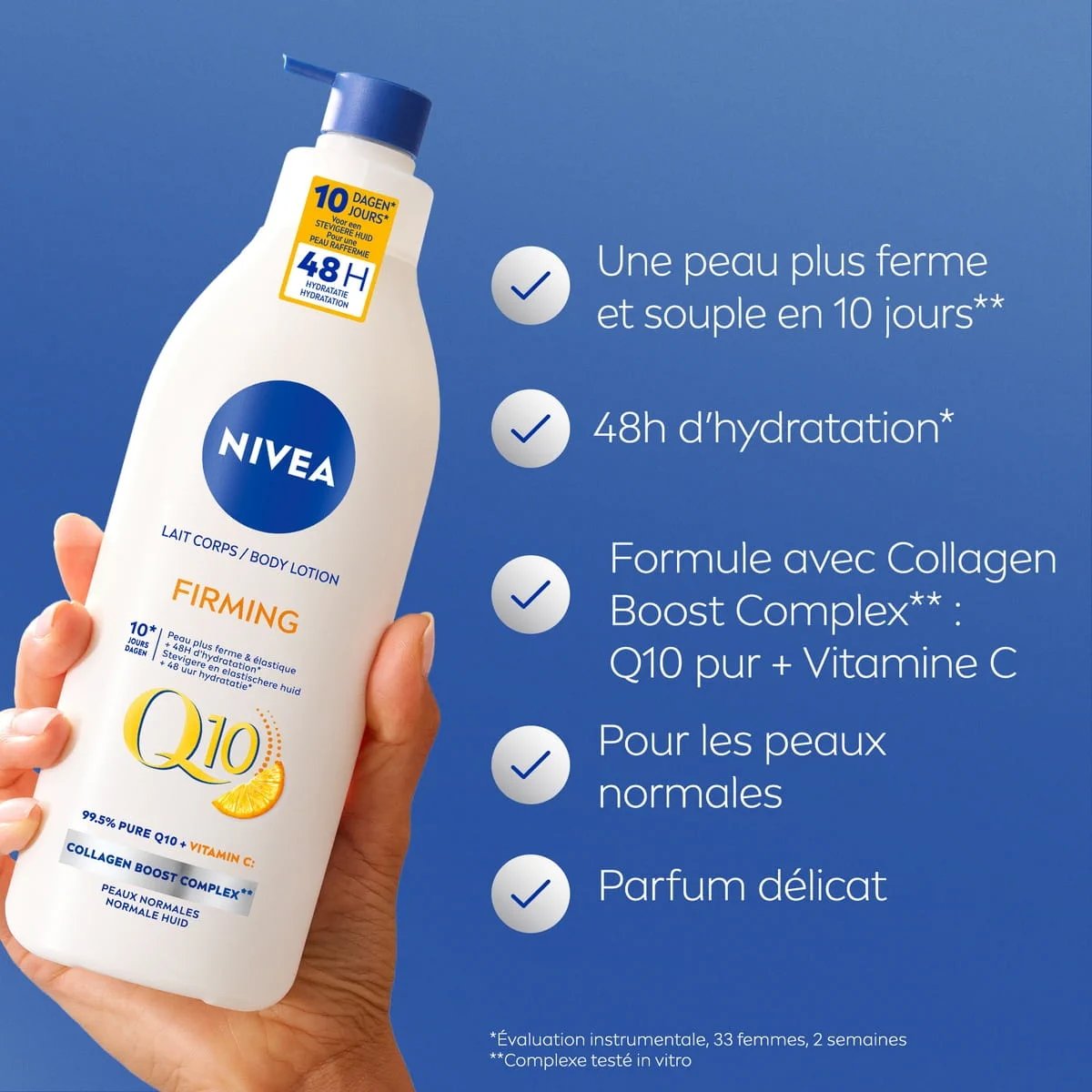 Nivea lait de corps cacao nourrissant maternita