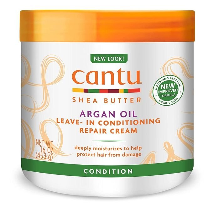 Cantu Shea Butter Argan Oil Leave-In Conditioning Repair Cream – Soin Cheveux Nourrissant Dakar