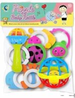 Set de Hochet Bébé Anneau Dentition – Jouets d’Éveil Colorés dès 3 Mois | Bambinerie Maternita Dakar