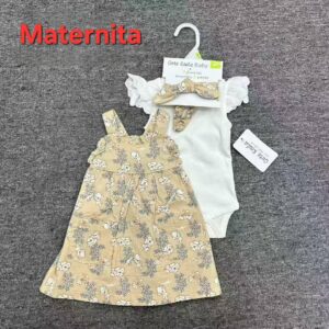 Ensemble Bébé Fille 3 Pièces Fleurie Cute Koala Baby – Élégance & Douceur pour Bébé Matern8ta Dakar