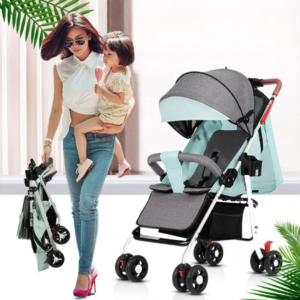 Poussette Bébé Ultra Légère et Pliable Sarah – Confort & Élégance | Bambinerie Maternita Dakar