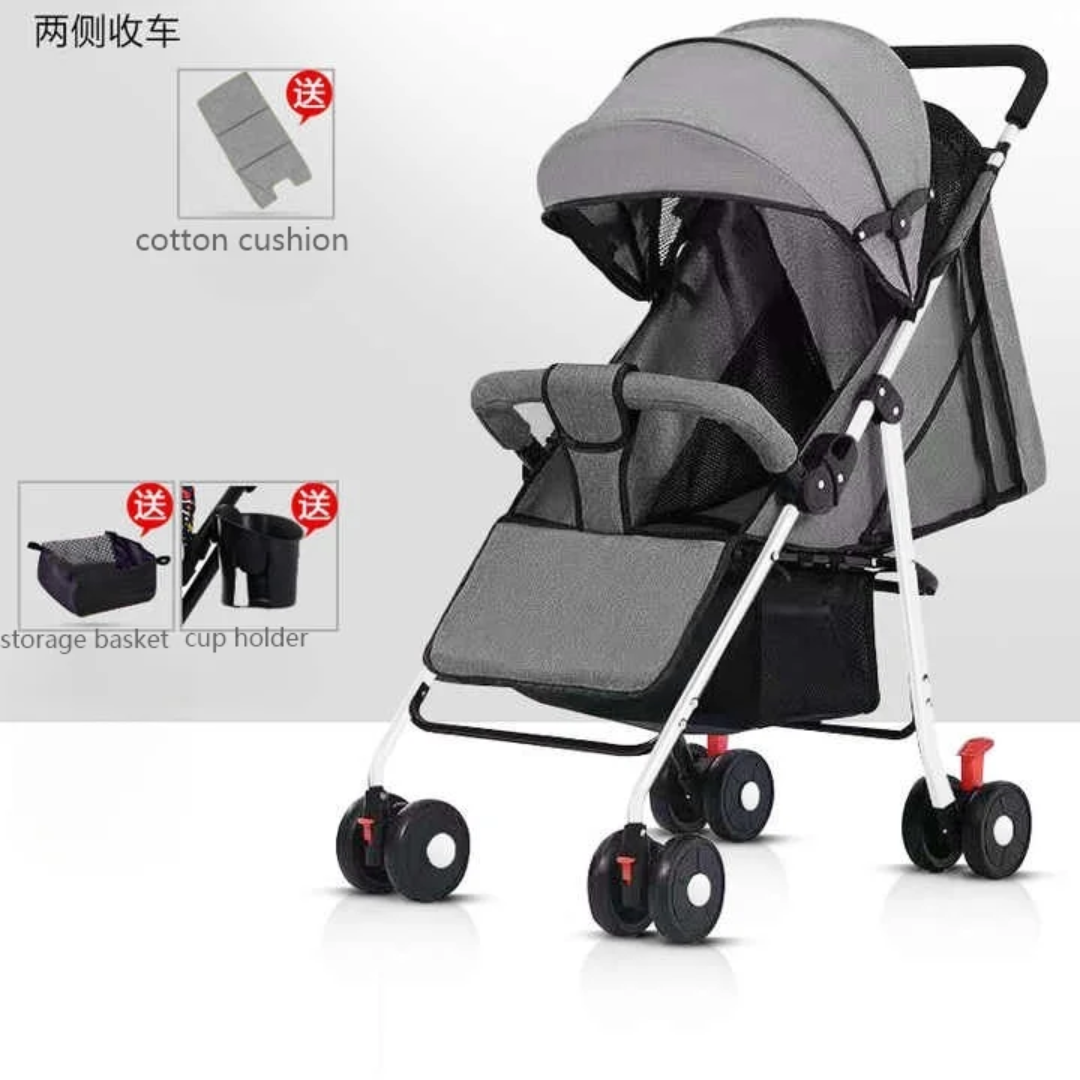Poussette Bébé Ultra Légère et Pliable Sarah – Confort & Élégance | Bambinerie Maternita Dakar – Image 4