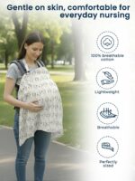 Châle Cap d’Allaitement Premium – Nursing Cover Maternita Dakar