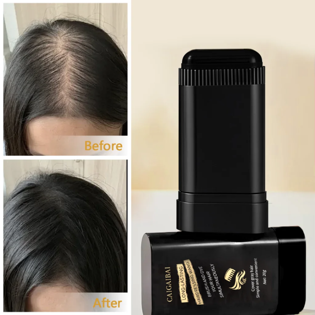 Stick Coloration Cheveux Anti-Cheveux Blancs CAIGAIBAI 20g – Retouche Rapide des Racines à Dakar, Sénégal Maternita