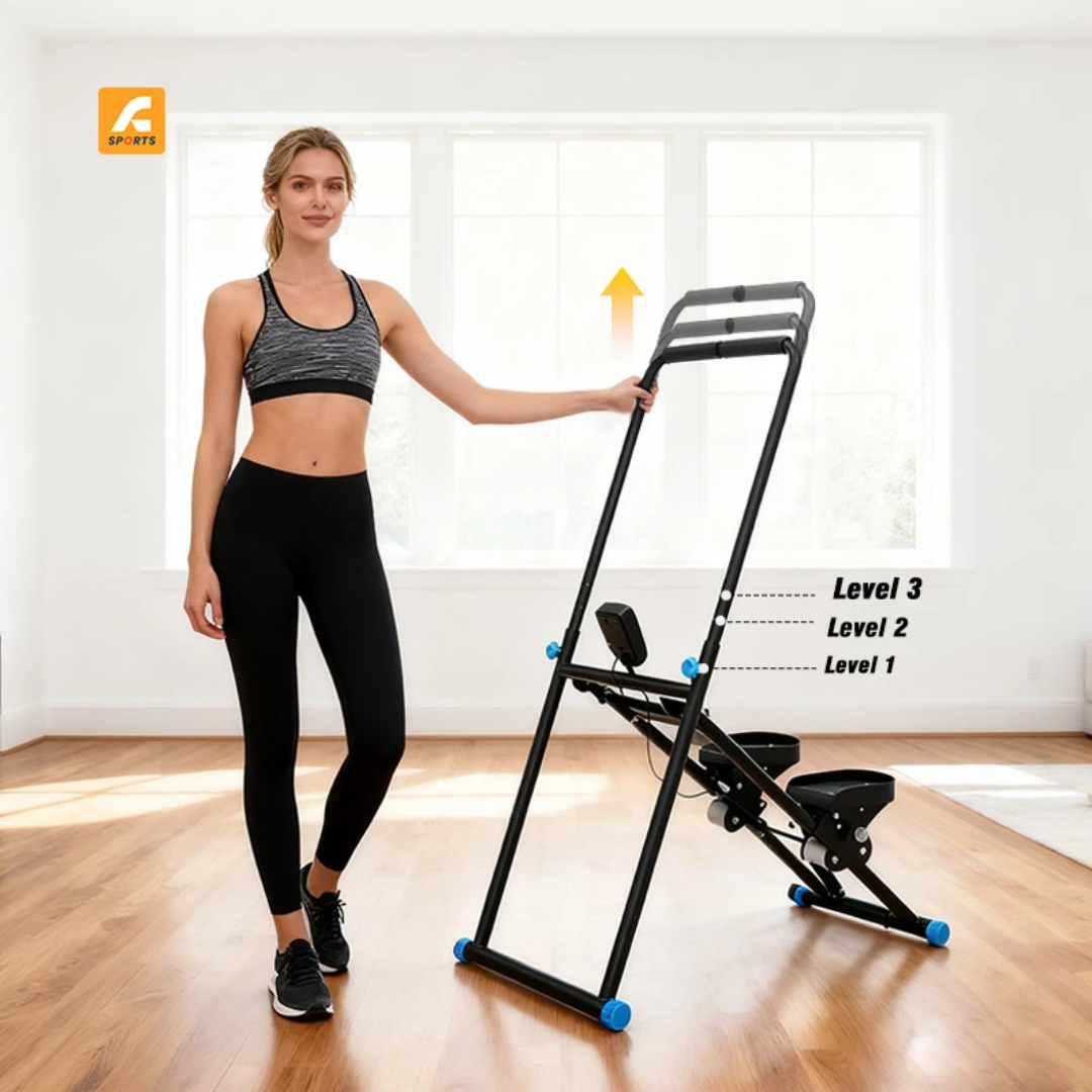 Stepper d’Escalade Pliable avec Écran LCD – Appareil de Fitness Cardio Sport à Domicile Maternita Dakar – Image 6