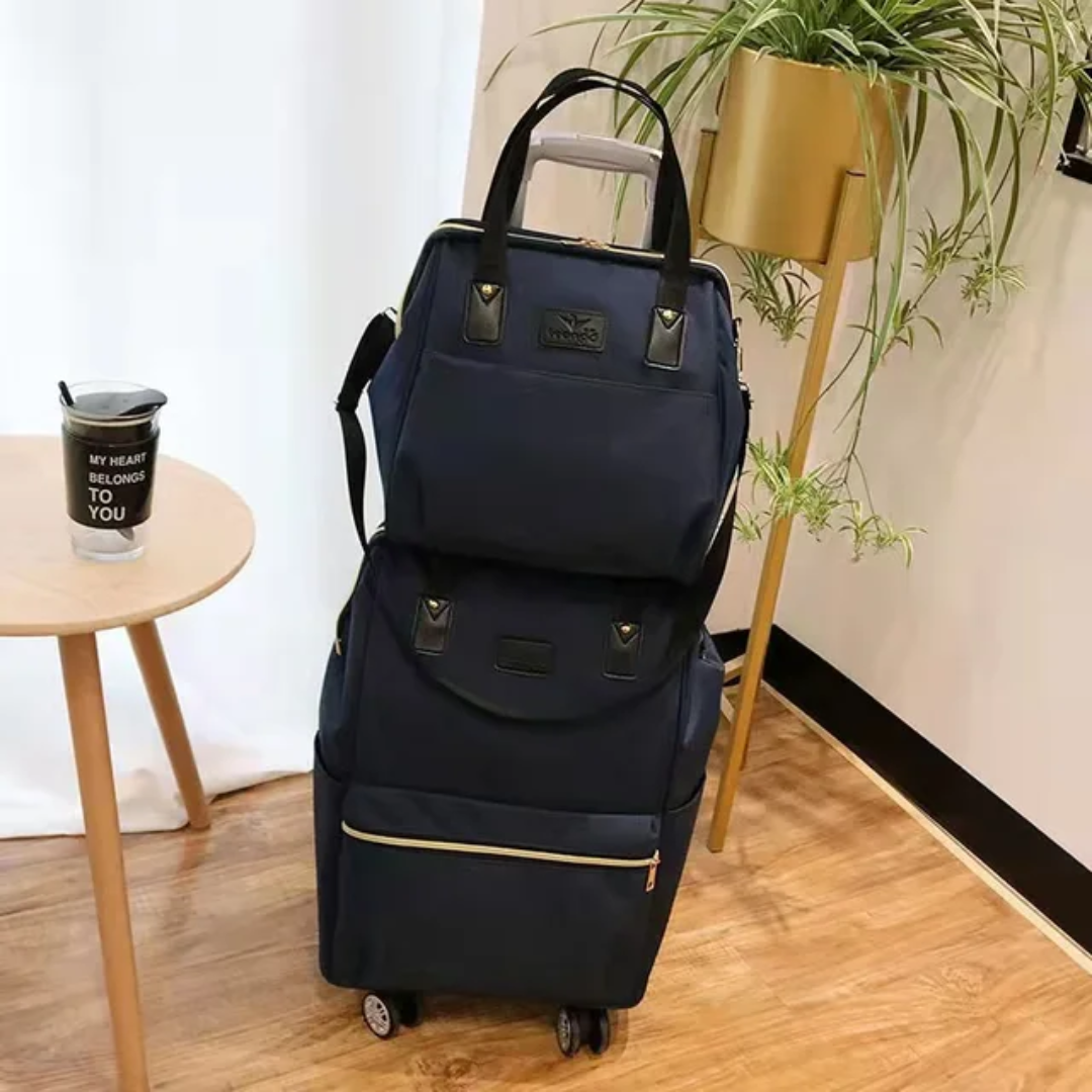 Sac Maternité valise2 Pièces avec Valise à Roulettes Maternita