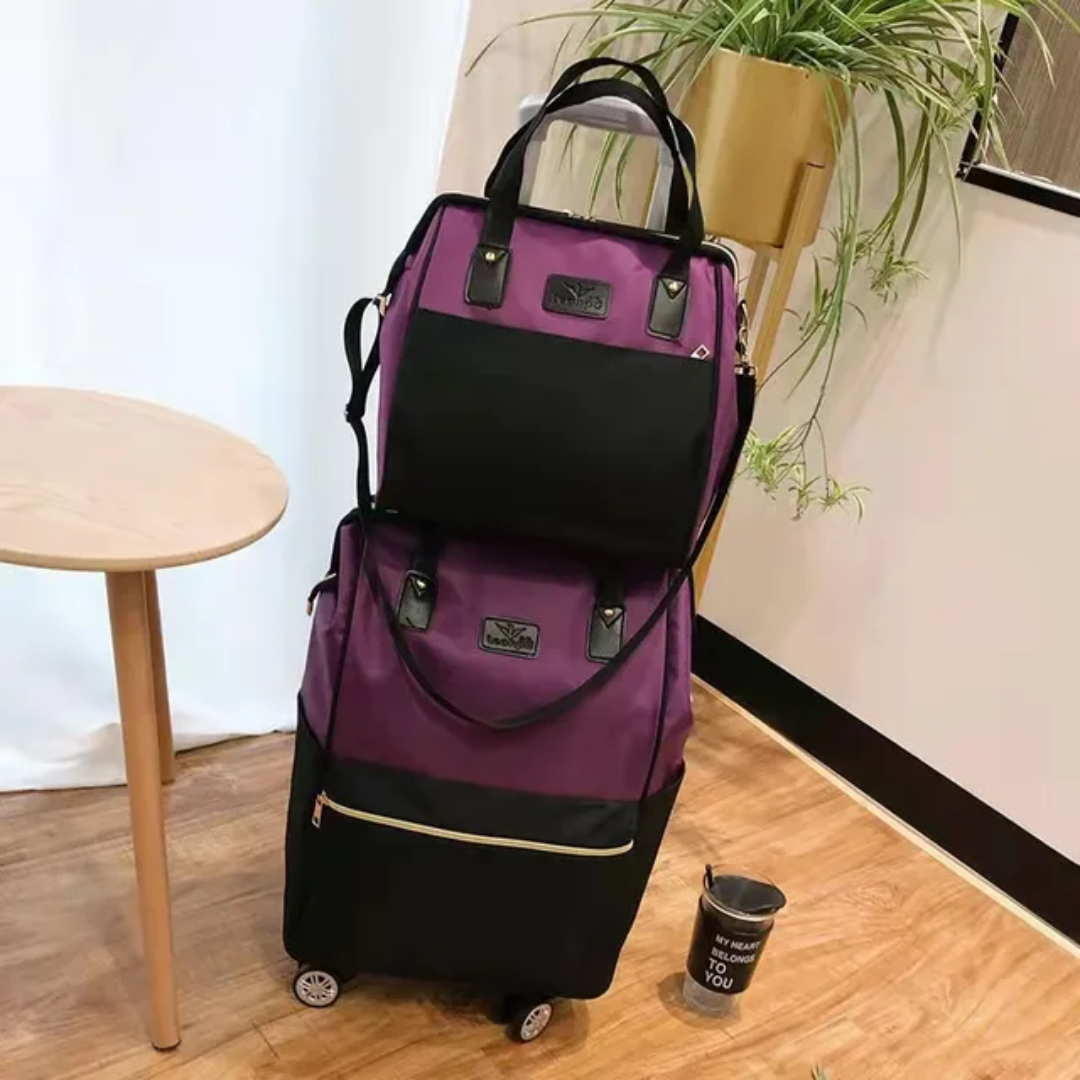 Sac Maternité valise2 Pièces avec Valise à Roulettes Maternita
