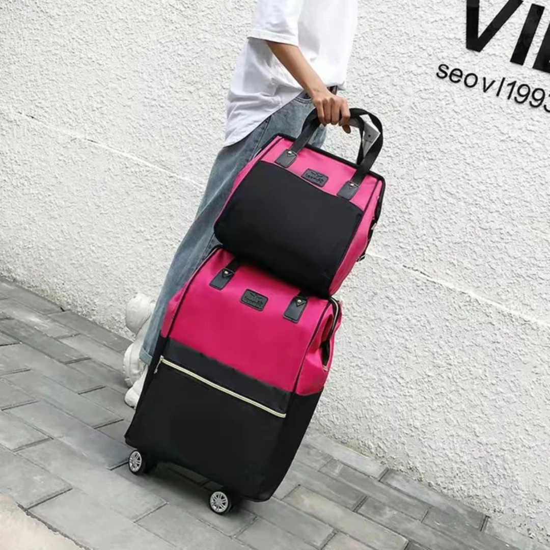 Sac Maternité valise2 Pièces avec Valise à Roulettes Maternita