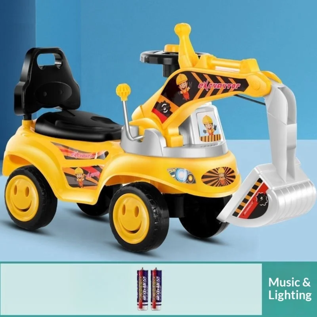 Jouet Voiture Porteur Pelleteuse 3-en-1 Maternita