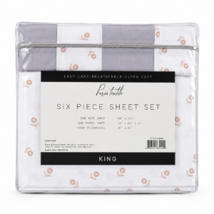 Drap de Lit 6 Pièces Coton 100% Paris Textile Maternita