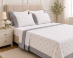 Drap de Lit 6 Pièces Coton 100% Paris Textile Maternita