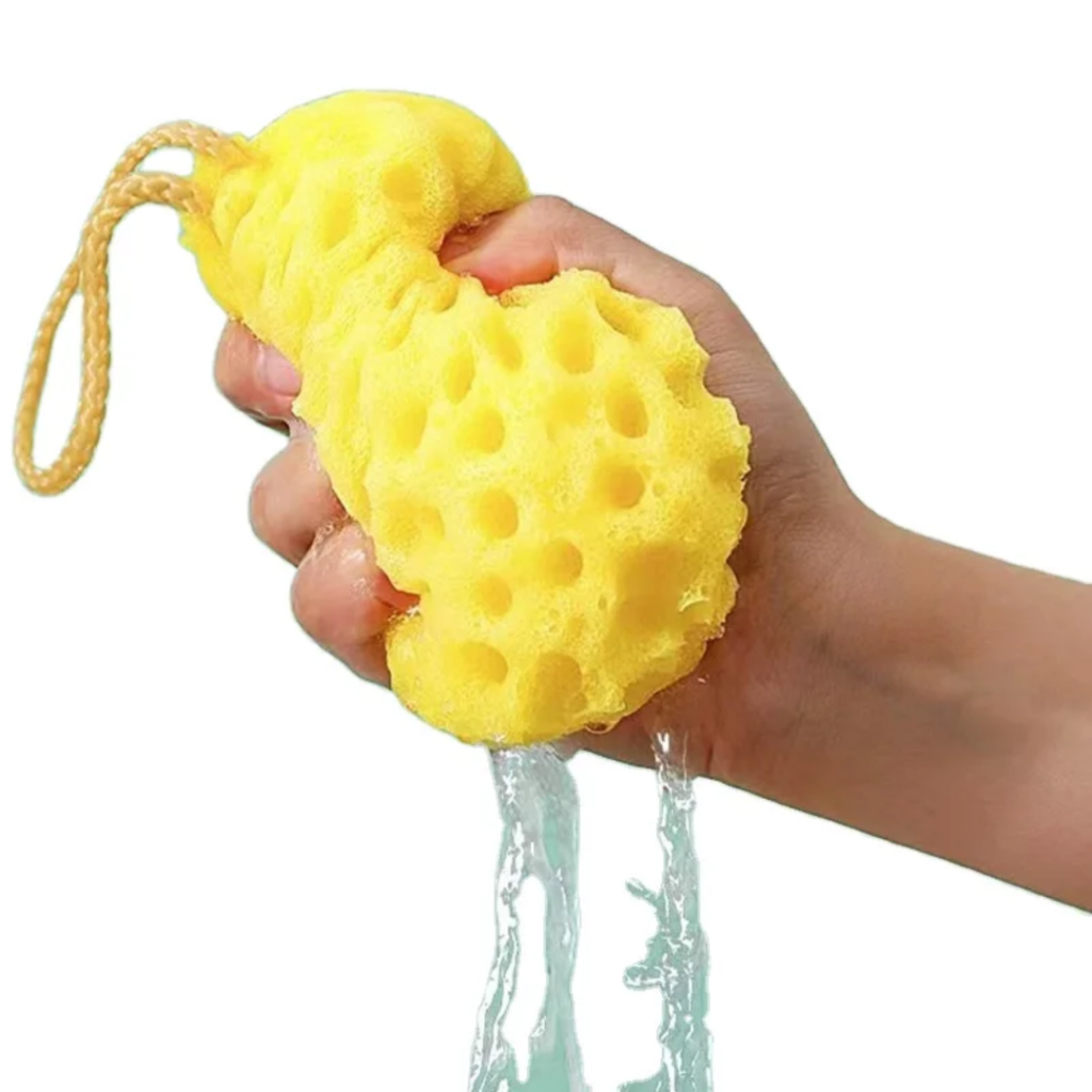 Éponge de Bain Exfoliante Douce avec Cordon Maternita