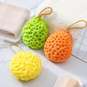 Éponge de Bain Exfoliante Douce avec Cordon Maternita