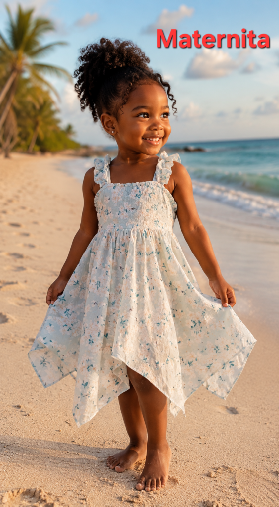 Robe Fille Fleurie Catherine Malandrino – Élégance Printanière pour Petites Filles | Maternita Dakar