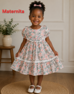 Robe Fille Fleurie Tahari – Élégance et Douceur pour Petites Princesses | Maternita Dakar
