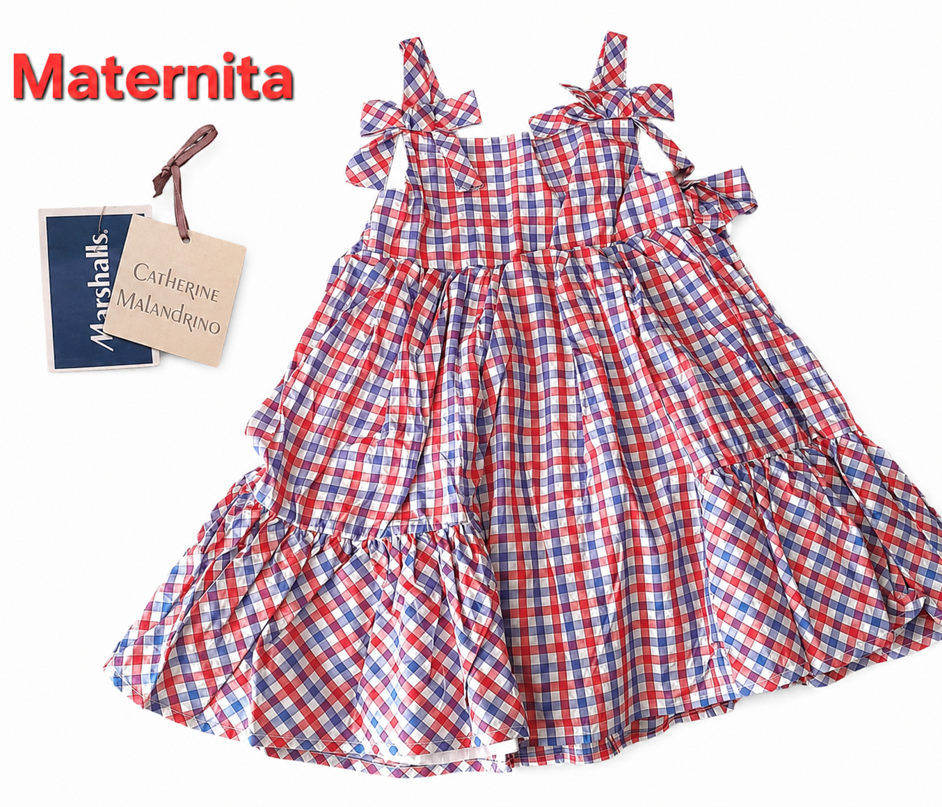 Robe Fille à Carreaux Marshall Kids – Élégance et Confort pour Toutes les Occasions- Maternita Dakar – Image 2
