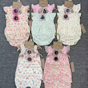 Ensemble Barboteuse Bébé Fille 3 Pièces Chickpea Maternita