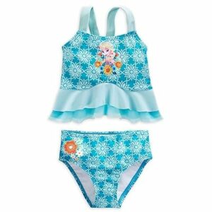 Maillot de Bain 2 Pièces Fille Bleu Fleuri Maternita