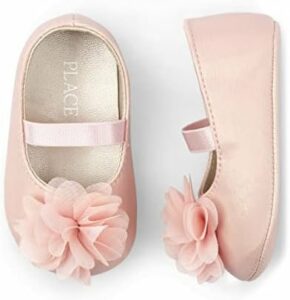 Chaussures Bébé Fille à Fleur Élégante Maternita Chaussures Bébé Fille à Fleur Élégante Maternita