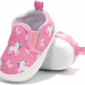 Chaussons Bébé Fille Licorne Rose Maternita