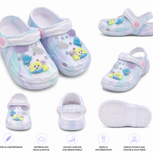 Chaussures Crocs Enfant Fantaisie EVA – Légères, Confortables et Antidérapantes Maternita Dakar