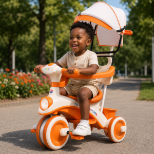 Tricycle évolutif Vélo avec poignée parentale et pare-soleil - Maternita Dakar