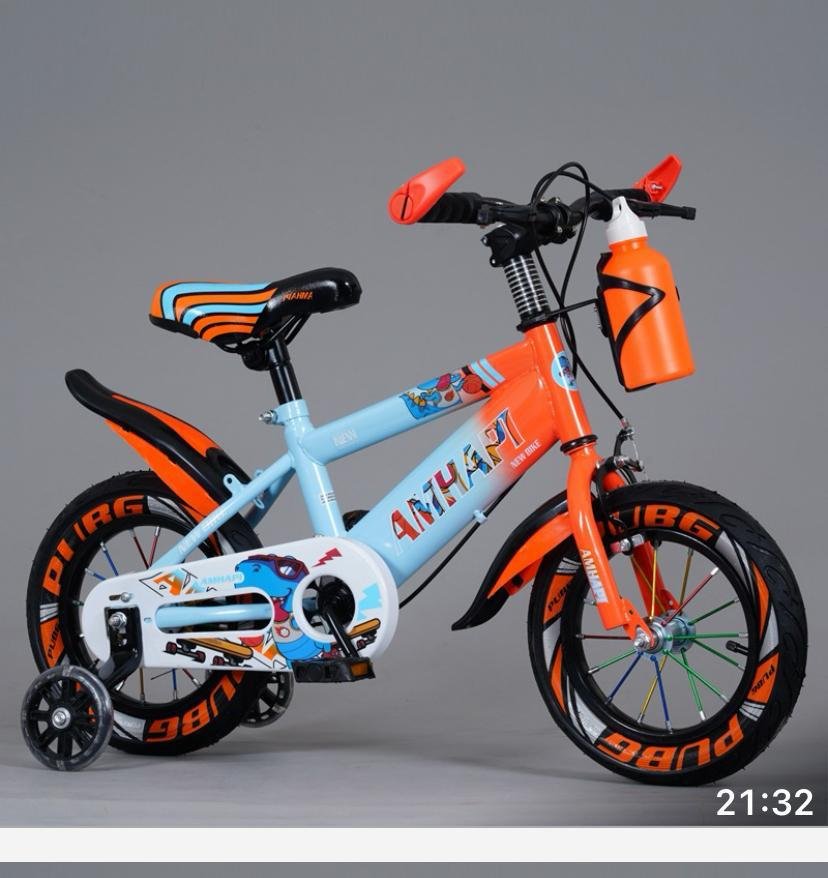 Vélo enfant 12 pouces avec roulettes – Apprentissage, sécurité et plaisir Maternita Dakar – Image 2