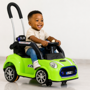 Voiture Électrique Lumineuse pour Enfant avec Télécommande Parentale | Bambinerie Maternita Dakar