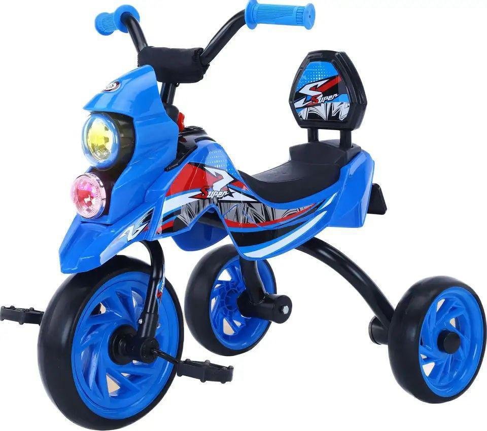 Tricycle Enfant Moto 3 Roues avec Lumières et Musique – Bleu/Rose Maternita Dakar – Image 3