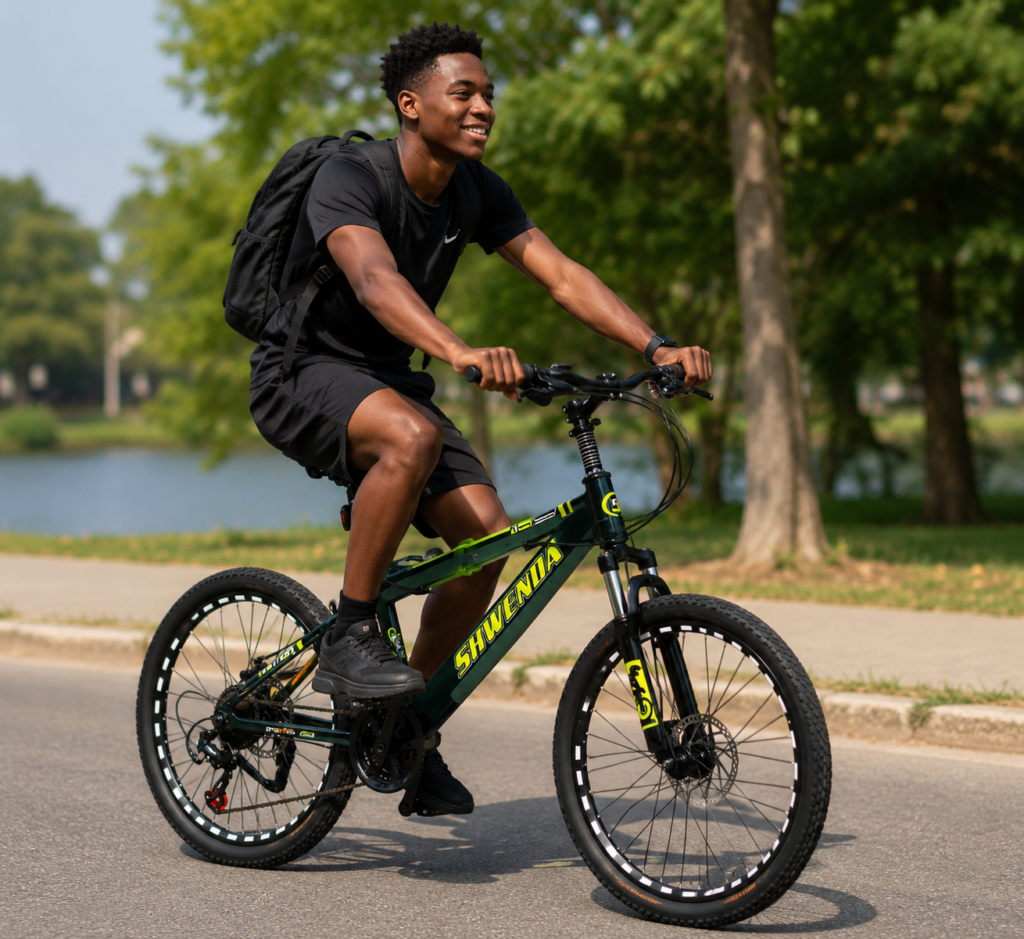 Vélo VTT Pliable 26 Pouces avec Double Suspension – Confort, Performance et Facilité de Transport | Bambinerie Maternita Dakar