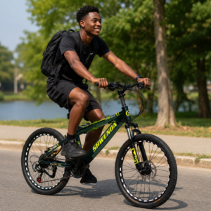 Vélo VTT Pliable 26 Pouces avec Double Suspension – Confort, Performance et Facilité de Transport | Bambinerie Maternita Dakar