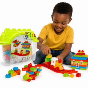 Jeu de Construction – Coffret de Blocs de Construction Éducatifs avec Boîte de Rangement | Bambinerie Maternita Dakar
