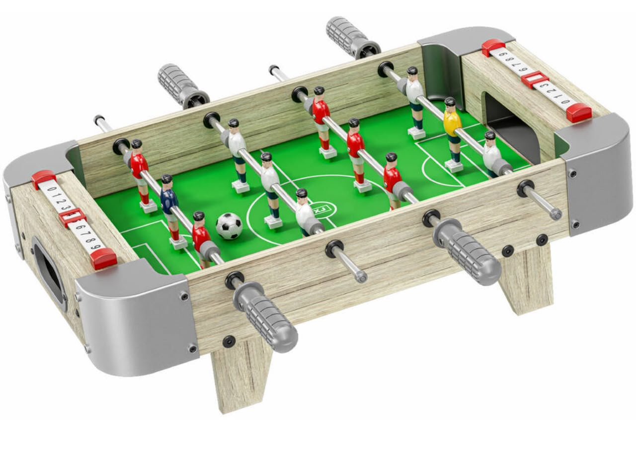 Baby-foot de Table en Bois 70 x 36 x 18 cm – Jeu de Football de Table pour Enfants et Famille Maternita Dakar – Image 2