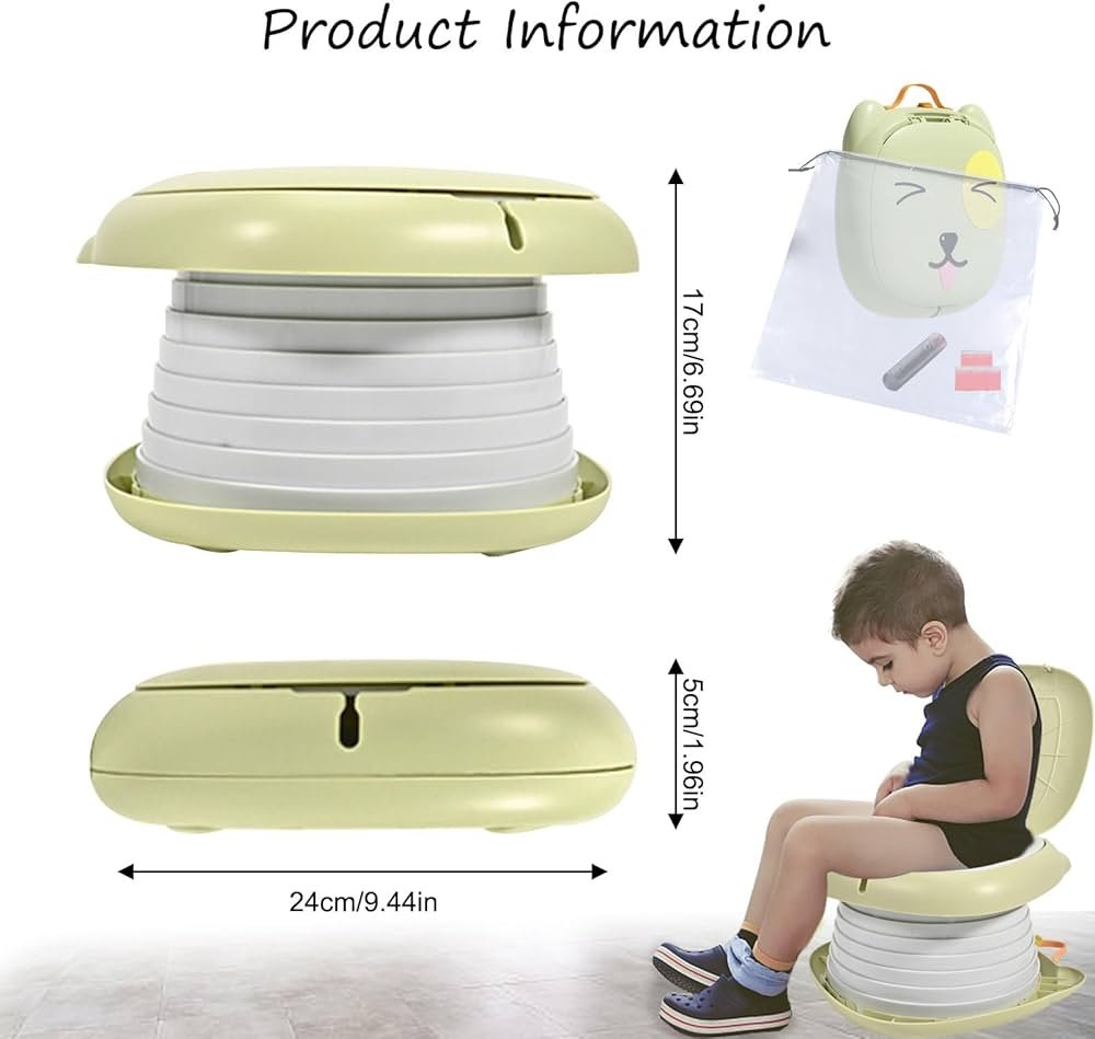 Pot de Chambre Pliable Portable pour Bébé et Enfant – Idéal pour les Voyages | Bambinerie Maternita Dakar – Image 4