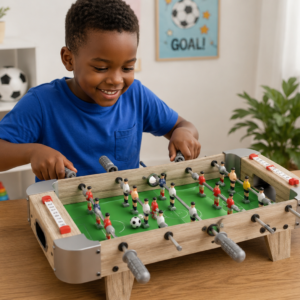 Baby-foot de Table en Bois 70 x 36 x 18 cm – Jeu de Football de Table pour Enfants et Famille Maternita Dakar