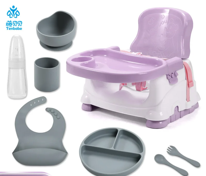 Réhausseur Chaise de repas bébé avec kit repas complet – Siège d'alimentation multifonction | Maternita Dakar – Image 2