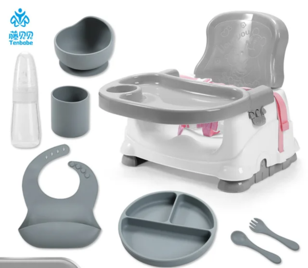 Réhausseur Chaise de repas bébé avec kit repas complet  – Siège d'alimentation multifonction | Maternita Dakar