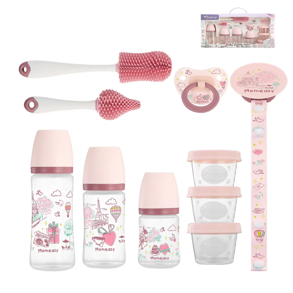 Coffret de Biberons Momeasy 11 Pièces – Kit Complet pour Nouveau-né (BPA Free) Maternita Dakar