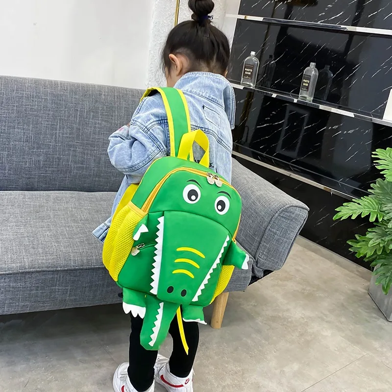 Sac à dos enfant Crocodile – Sac à dos 3D amusant Maternita Dakar – Image 6