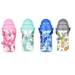 Gourde Enfant avec Paille, Bouchon Protecteur et Bandoulière – Modèles Fille & Garçon. Maternita Dakar