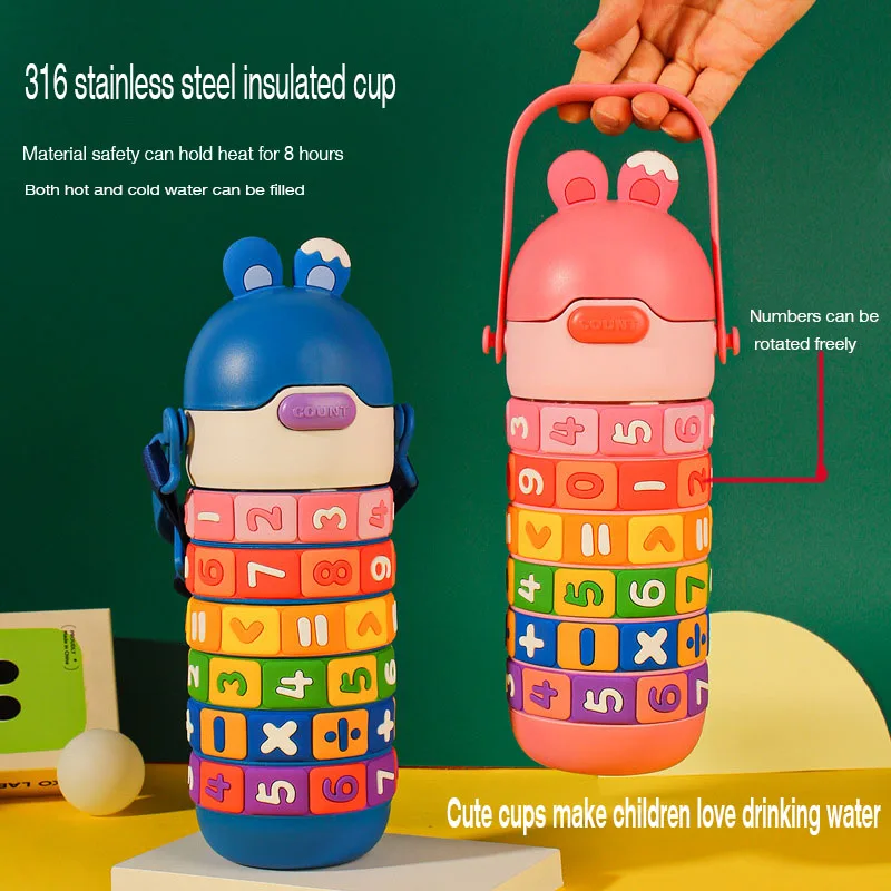 Gourde Thermos Éducative pour Enfants 450 ml – Acier Inoxydable 316- Maternita Dakar – Image 5