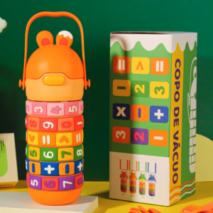 Gourde Thermos Éducative pour Enfants 450 ml – Acier Inoxydable 316- Maternita Dakar