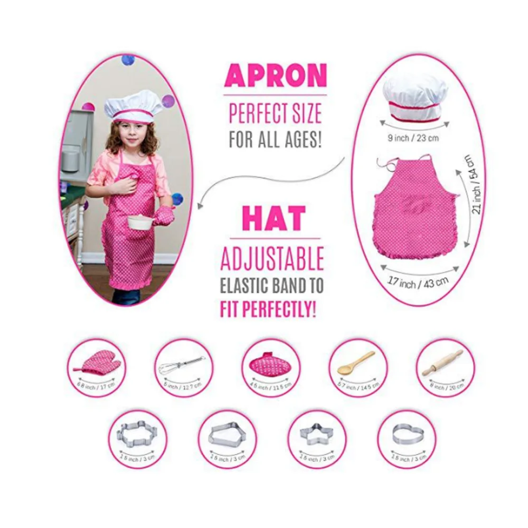 Kit de pâtisserie enfant – Tablier, toque et accessoires de cuisine. Maternita Dakar – Image 5