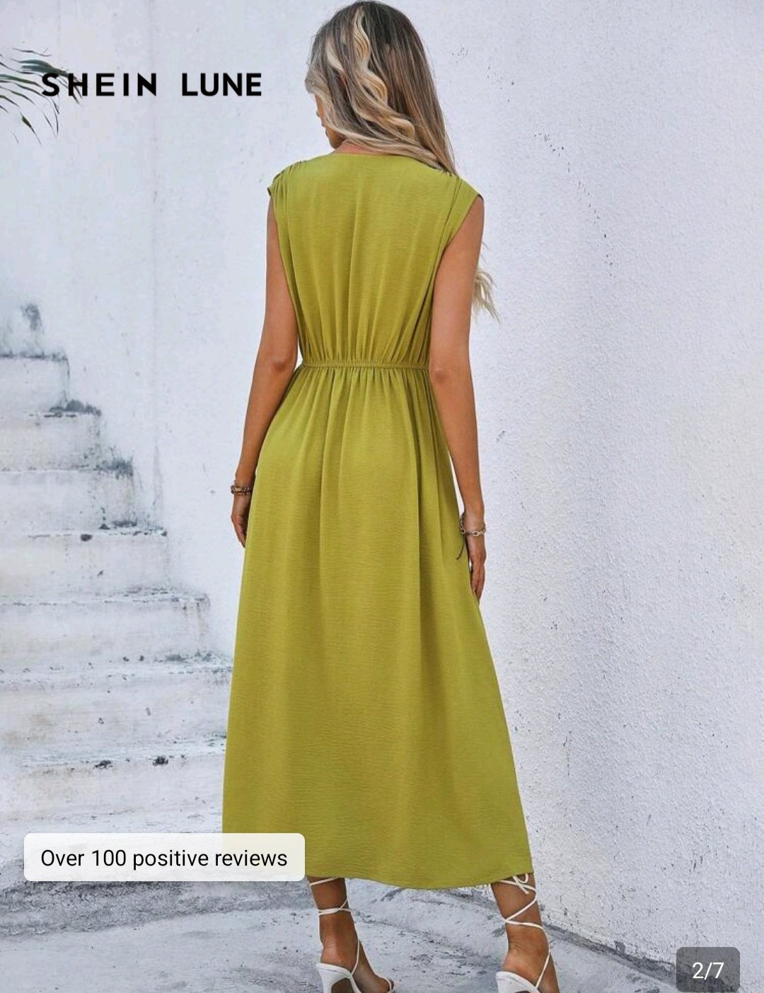 Robe Femme Longue Élégante Vert Olive avec Ceinture Nouée – Idéale Maternité & Femme | Maternita Dakar – Image 4