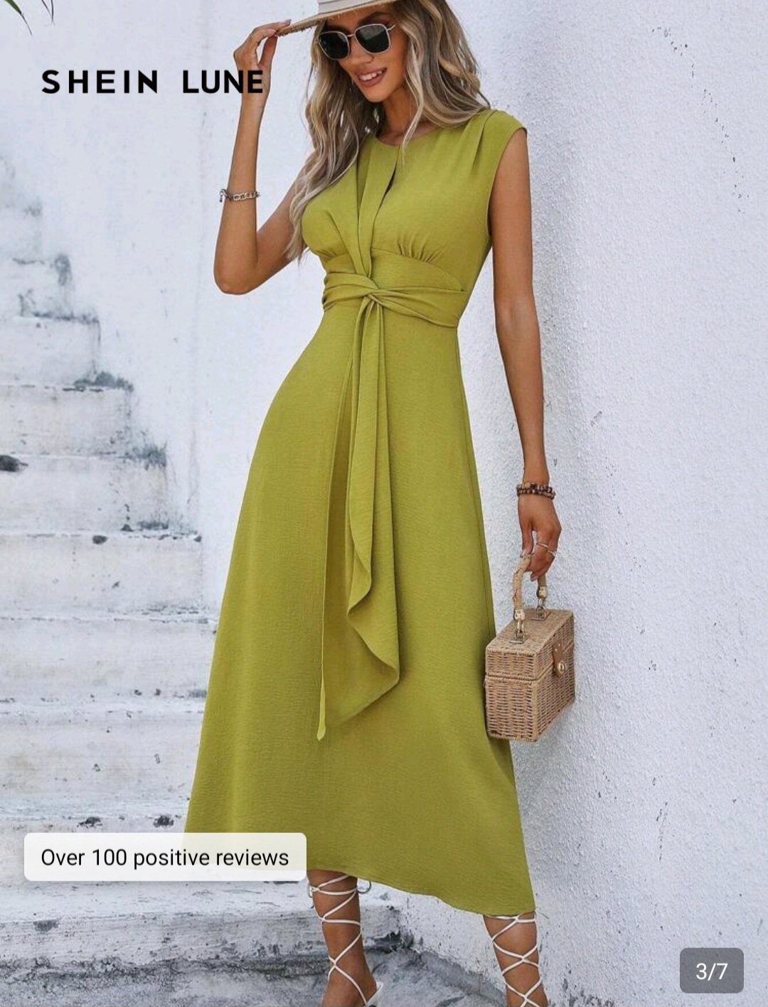 Robe Femme Longue Élégante Vert Olive avec Ceinture Nouée – Idéale Maternité & Femme | Maternita Dakar – Image 6