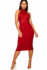 robe-soiree-maternite-dentelle-rouge-taille-42-44-destock-dakar