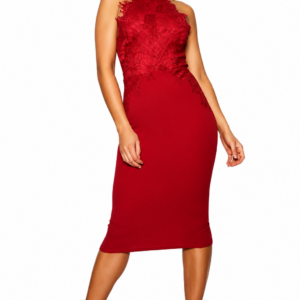 robe-soiree-maternite-dentelle-rouge-taille-42-44-destock-dakar
