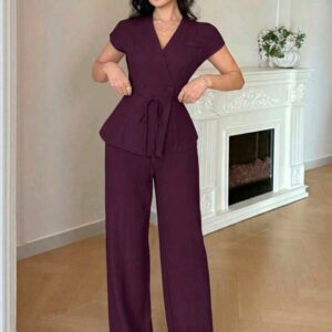 ensemble-tailleur-femme-prune-pantalon-large-bambinerie-maternita-dakar